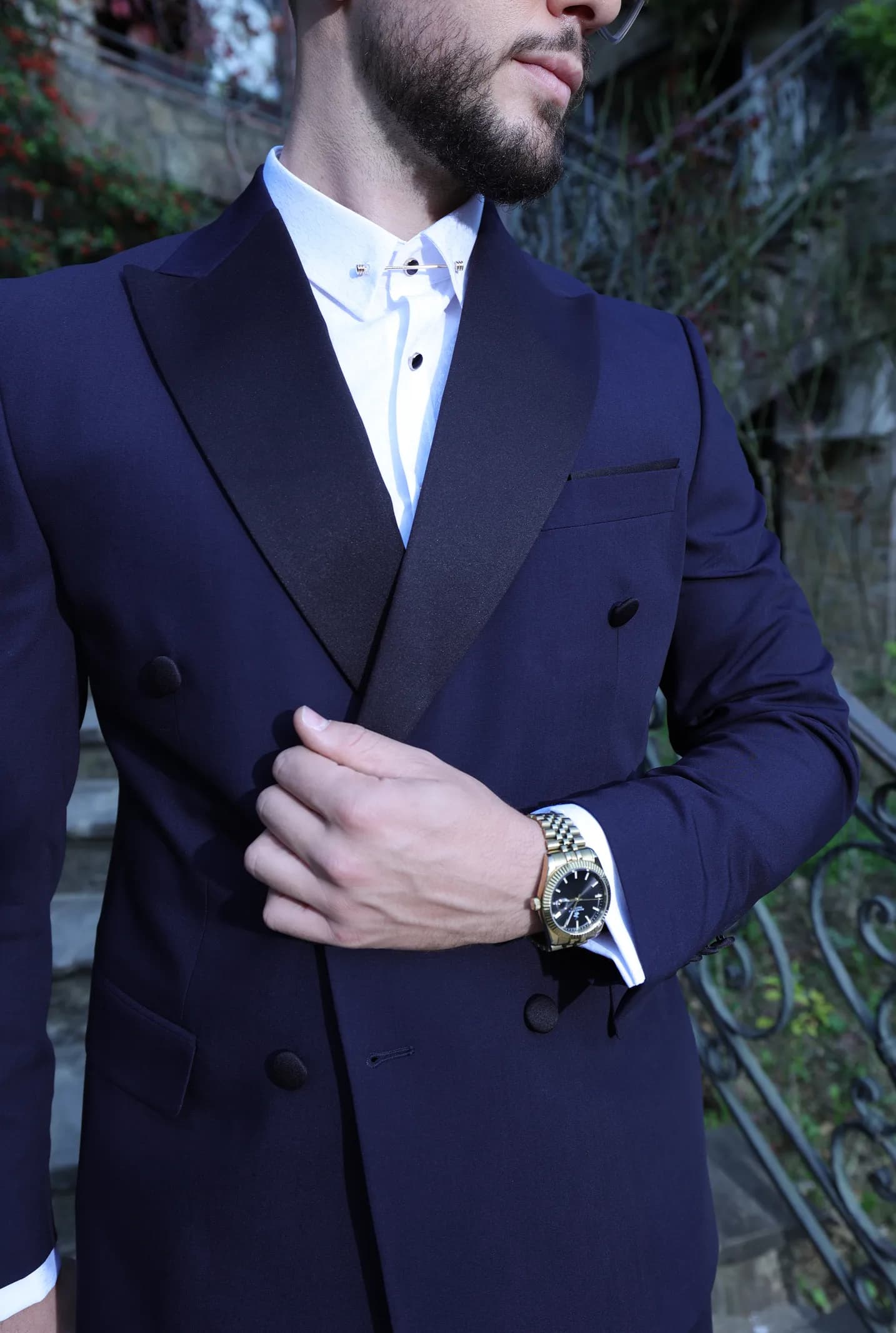 kostum dopjopet blu me jake sateni – foto 2