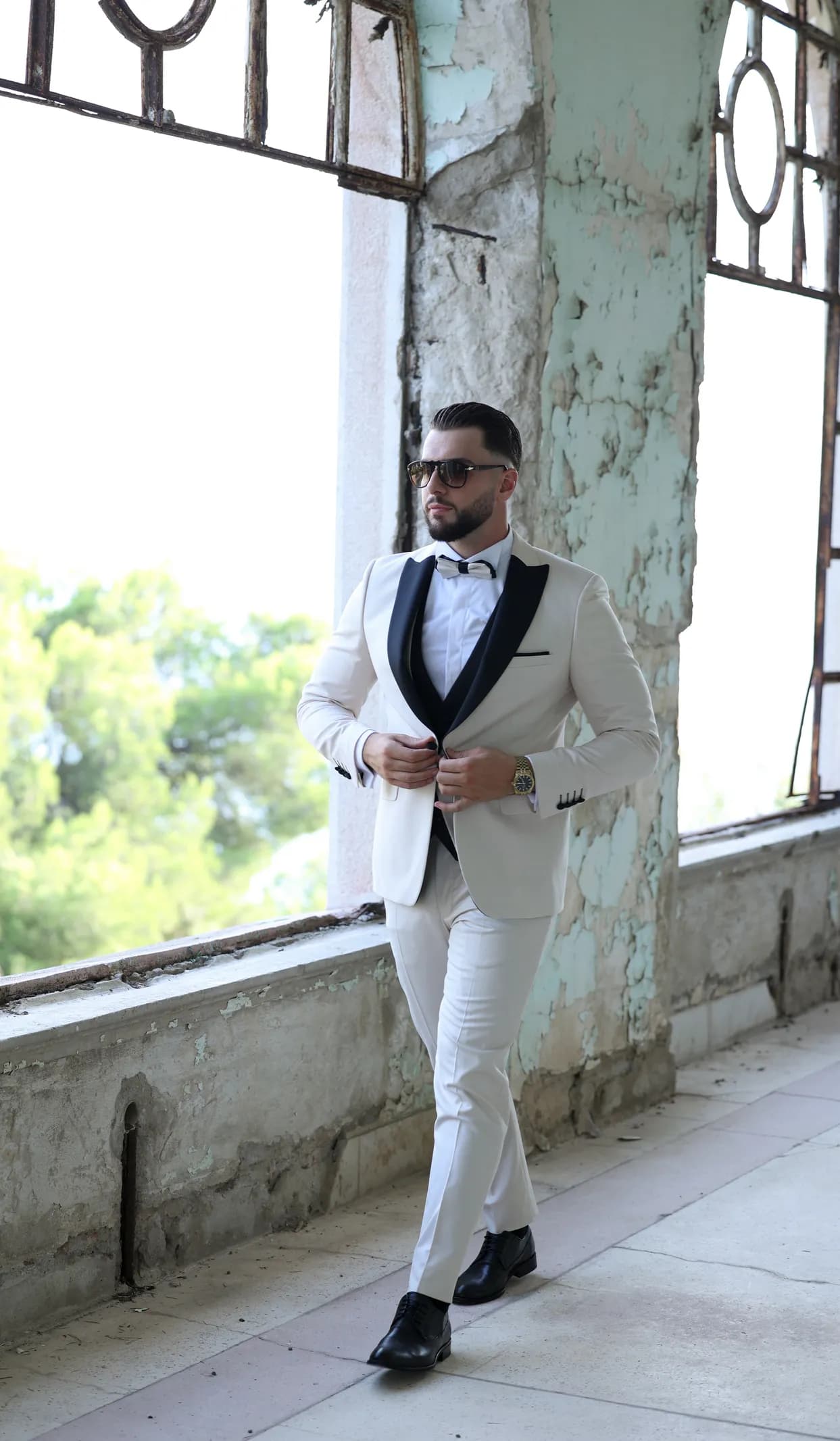 kostum ceremonial bezh me jak te zeze – foto 4