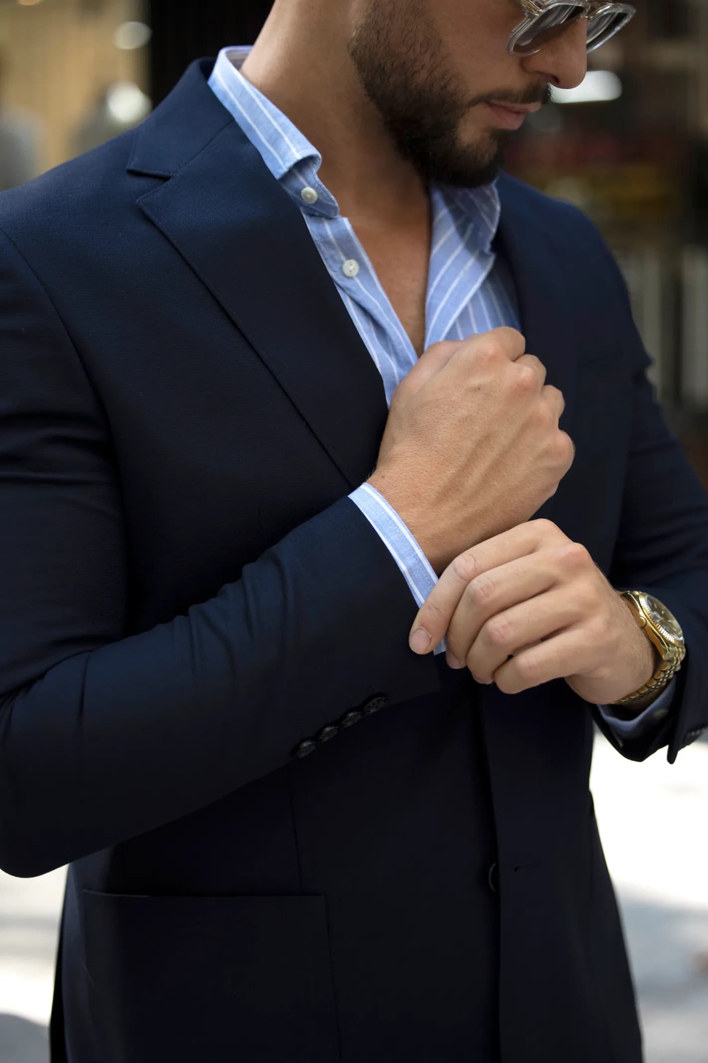 Kostum casual blu – foto 3